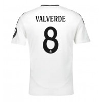 Real Madrid Federico Valverde #8 Fotballklær Hjemmedrakt 2024-25 Kortermet